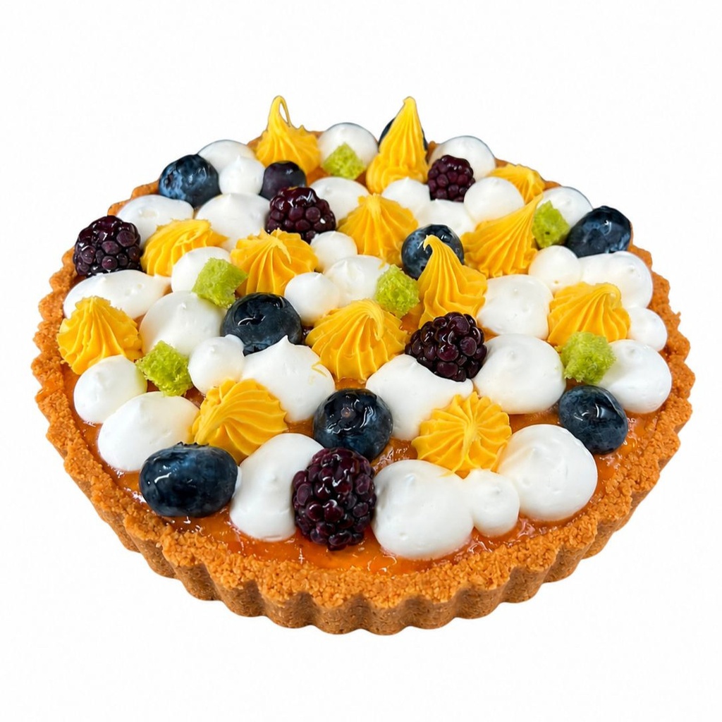 Tartaleta queso y 3 mangos